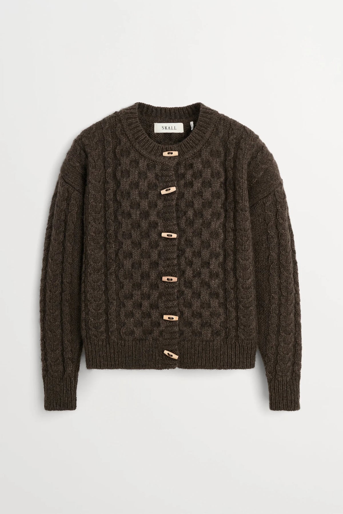 Skall Studio - Lennox Cardigan, Dark Brown