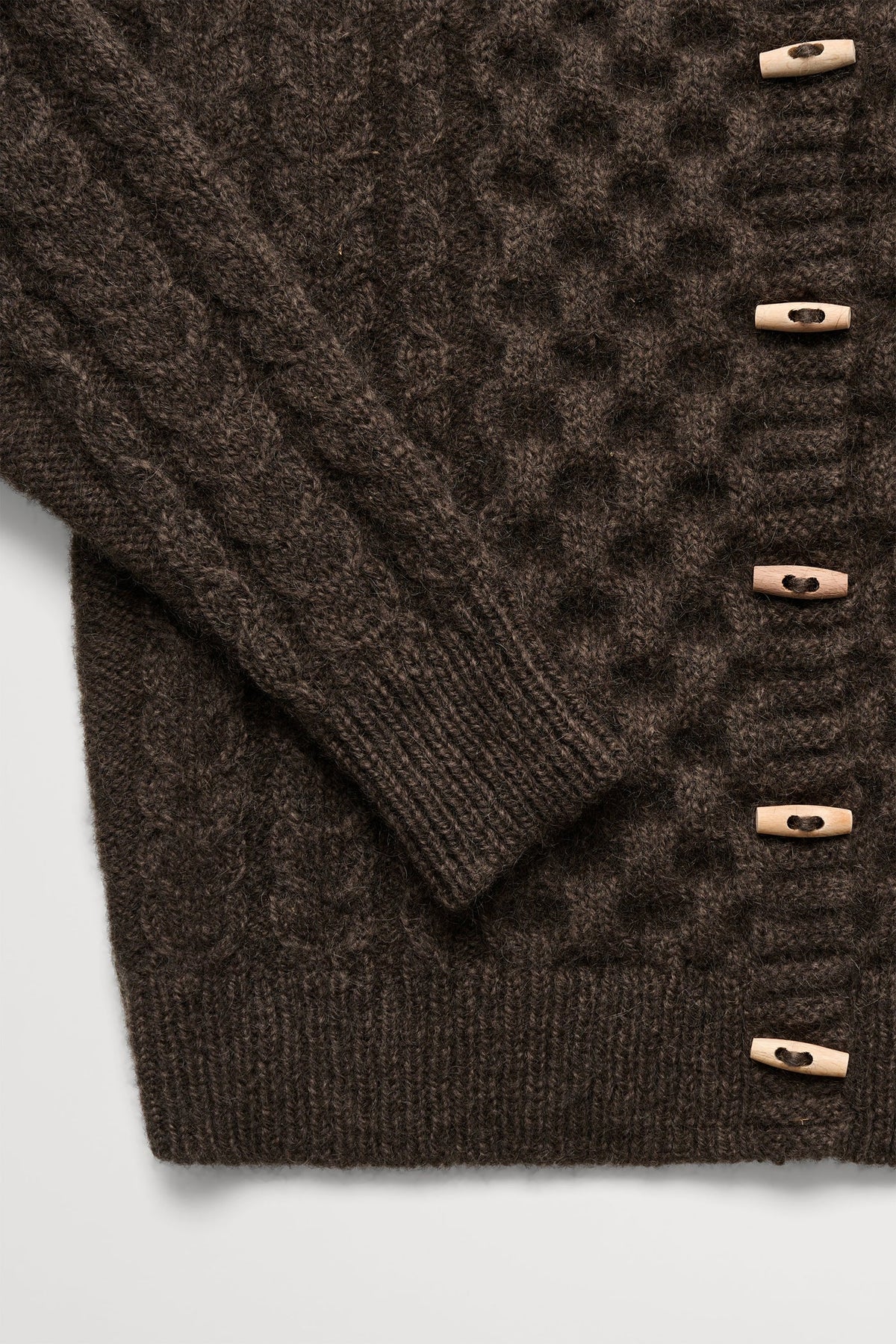 Skall Studio - Lennox Cardigan, Dark Brown