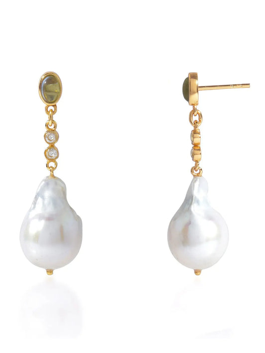 Shyla - Ischia Earrings - Pearl