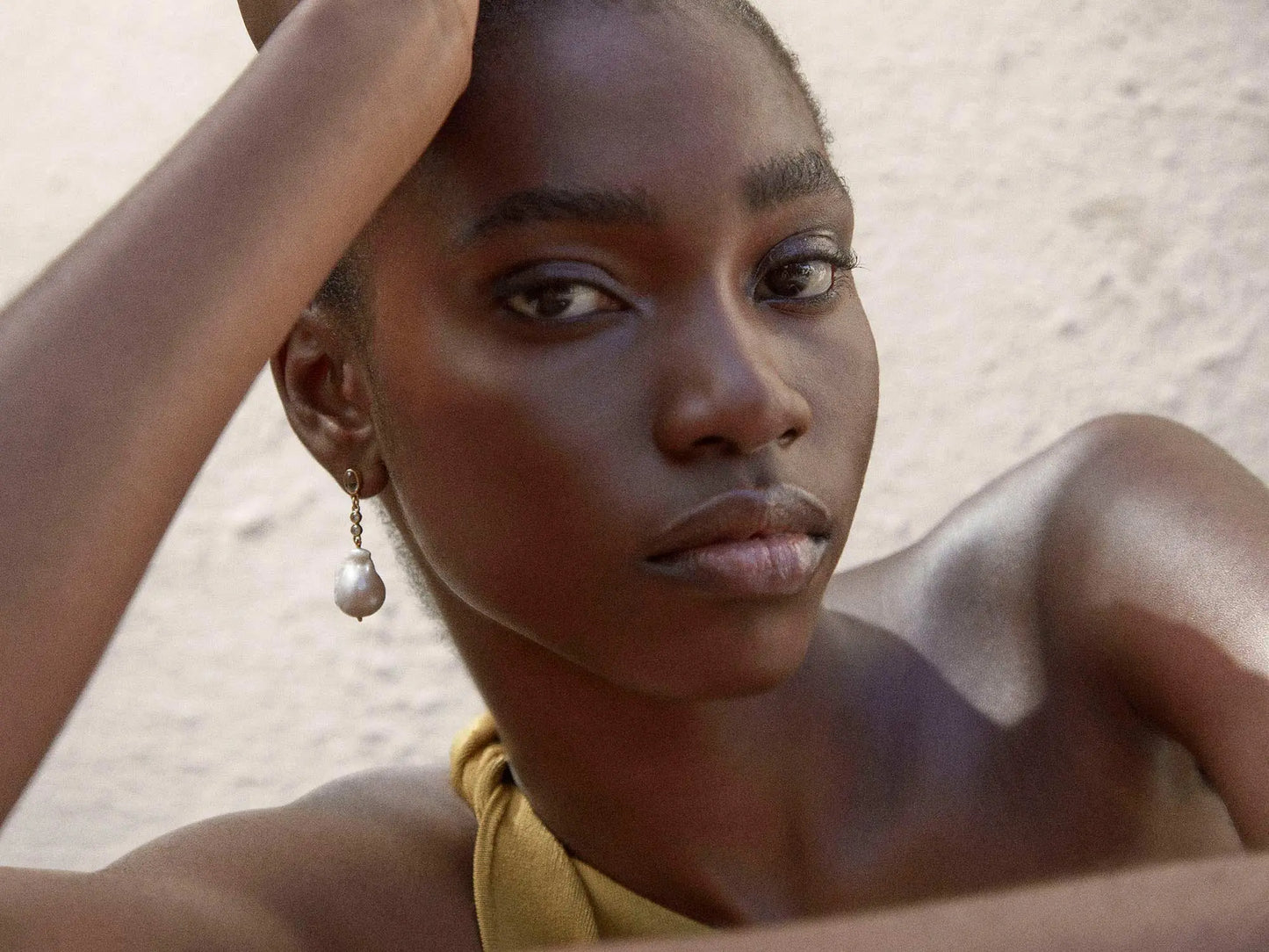 Shyla - Ischia Earrings - Pearl