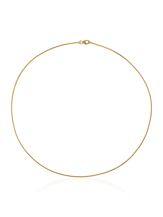 Shyla - Slim Snake Necklace - Gold