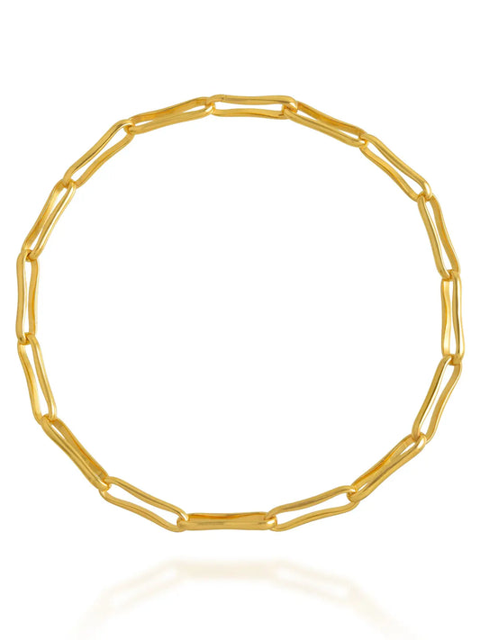 Shyla - Chunky Link Necklace - Gold