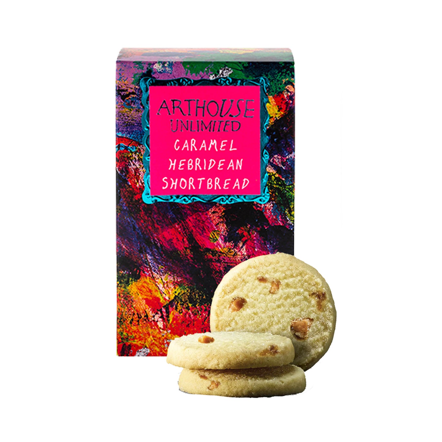 Arthouse Unlimited Sunset In The Clouds Caramel Hebridean Shortbread