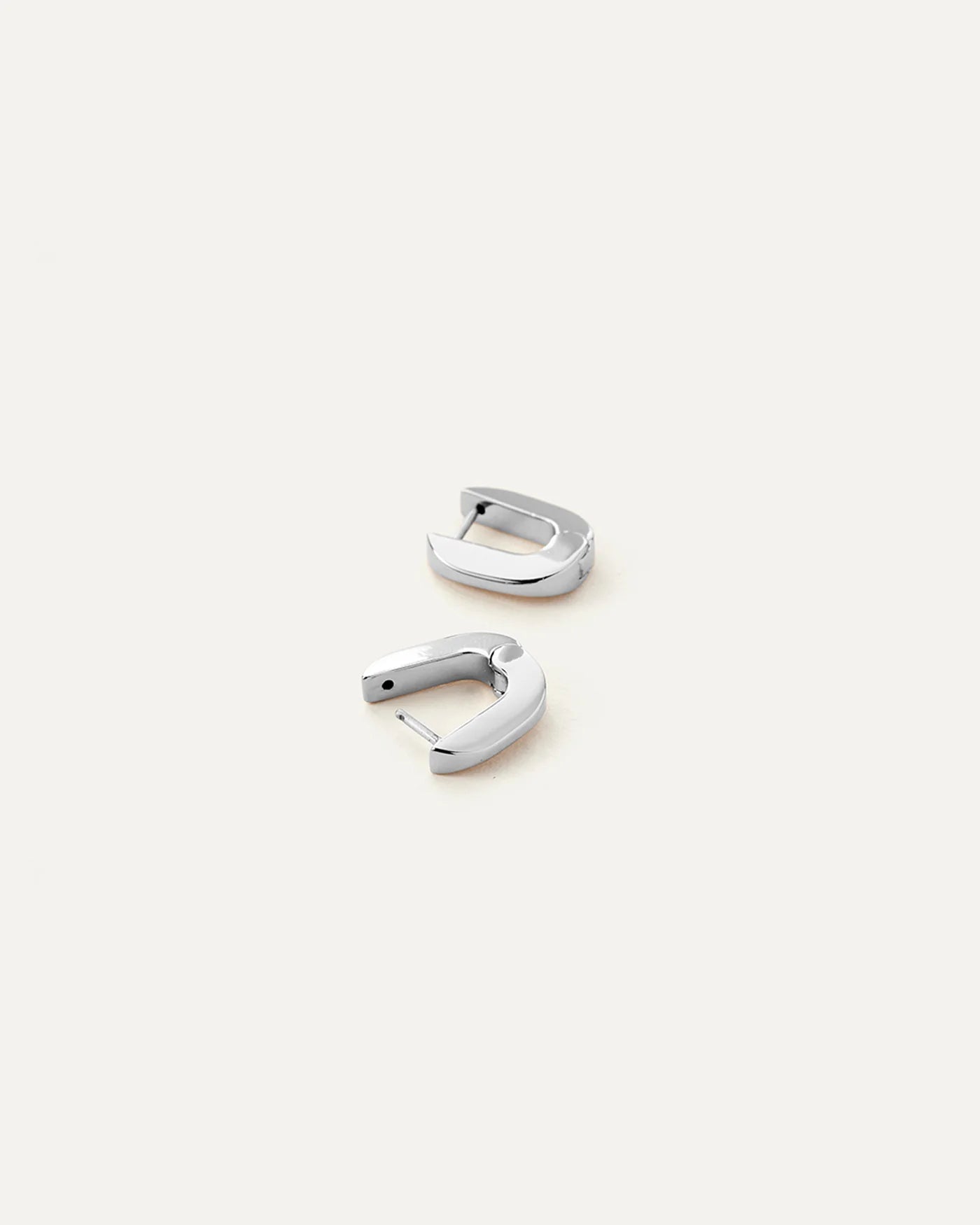 Jenny Bird - Teeni Toni Huggie Hoops - Silver