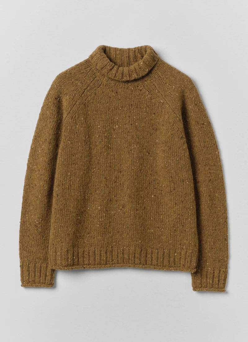 TOAST - Donegal Wool Roll Neck Sweater, Straw