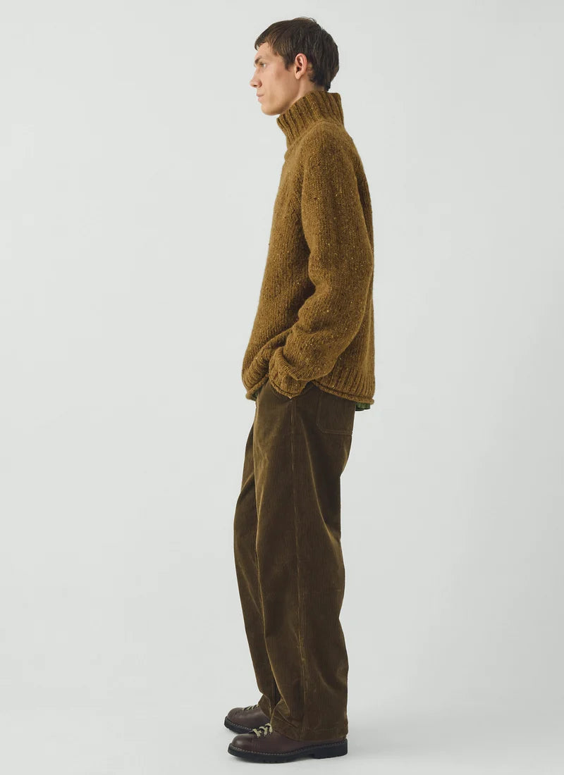 TOAST - Donegal Wool Roll Neck Sweater, Straw
