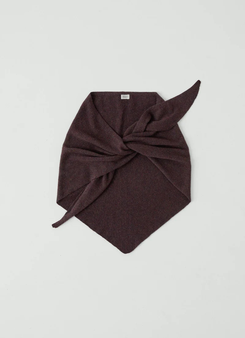 TOAST - Wool Cashmere Large Bandana, Truffle