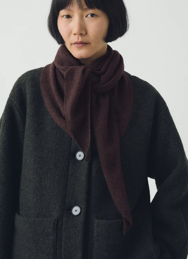 TOAST - Wool Cashmere Large Bandana, Truffle