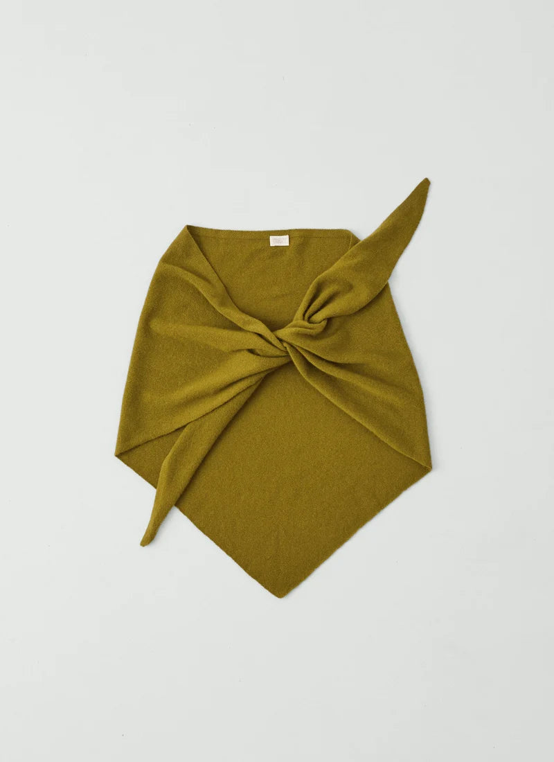 TOAST - Wool Cashmere Large Bandana, Pear