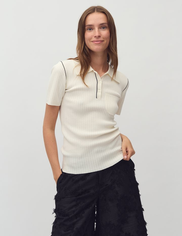 Mbym - Paoula SS-M Conner Knit - Sugar