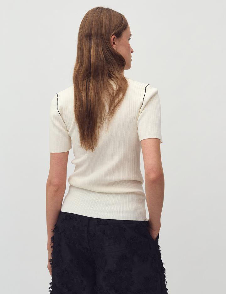 Mbym - Paoula SS-M Conner Knit - Sugar