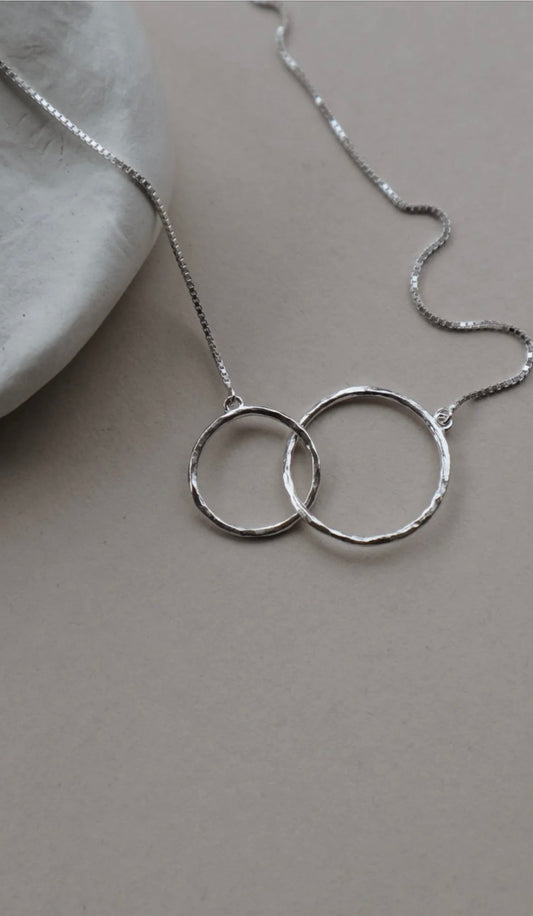 Lines and Current ‘Elska’ Infinity Necklace - Sterling Silver