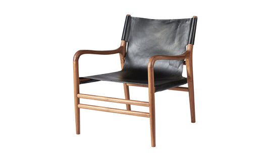 Wikholm Form FARO Leather Sling Chair - Black