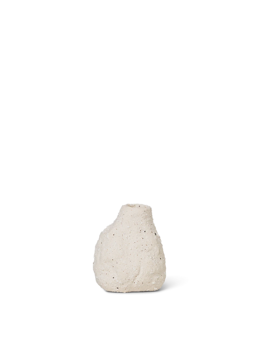 Ferm Living Mini Vulca Vase - Off - White Stone