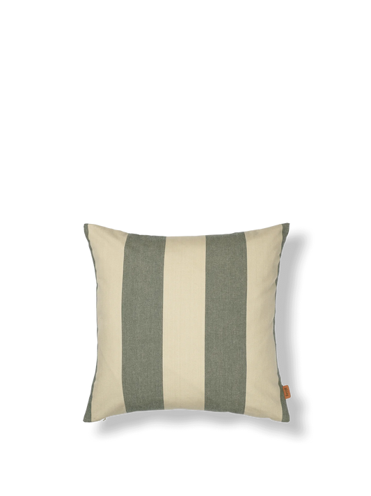 Ferm Living Strand Outdoor Cushion - Dark Lichen/Parchment