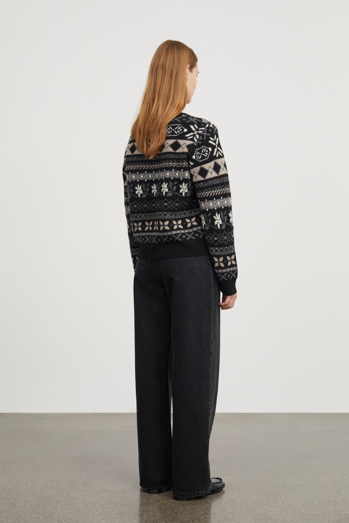 Skall Studio Ellinor Jumper - Black Jacquard