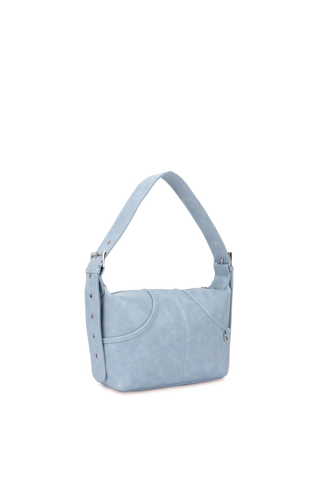 Silfen - Joan Shoulder Bag, Pastel Blue