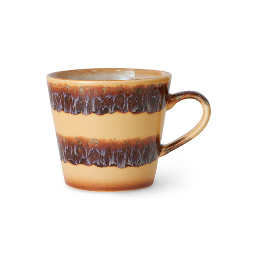 HKLIVING - 70s Ceramics: Cappuccino Mug, Cliffs