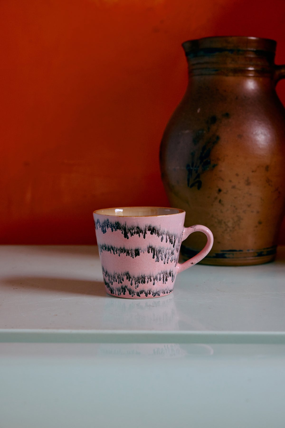 HKLIVING - 70s Ceramics: Cappuccino Mug, Bubble