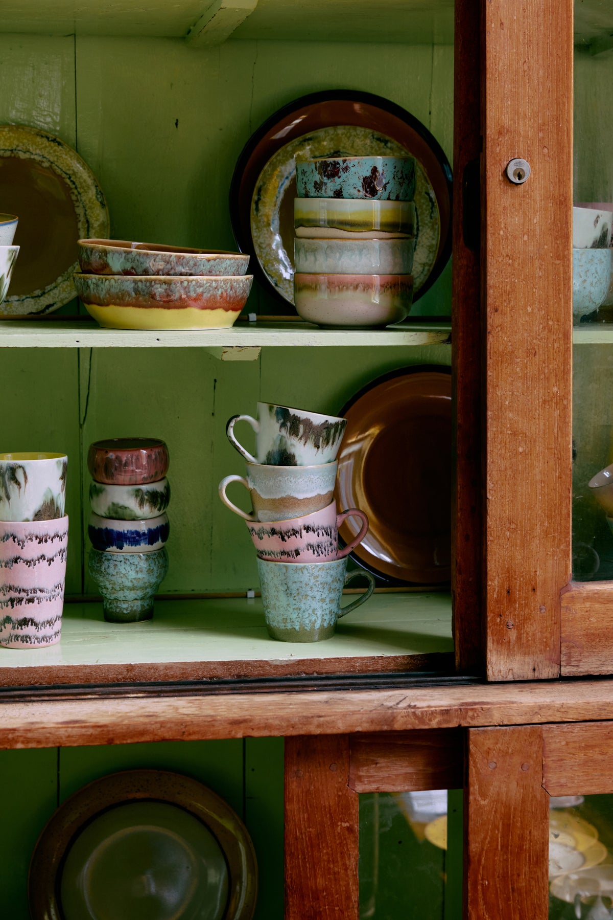 HKLIVING - 70s Ceramics: Cappuccino Mug, Bubble