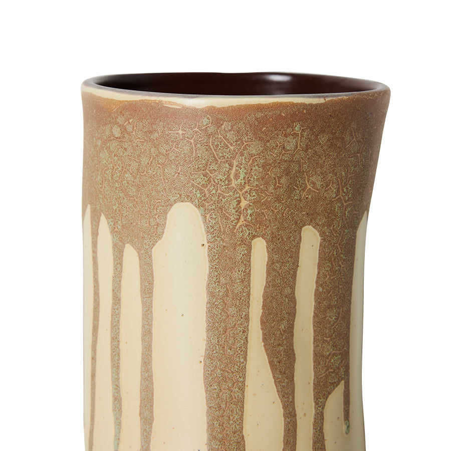 HKLIVING - Long Vase, Melting Brown