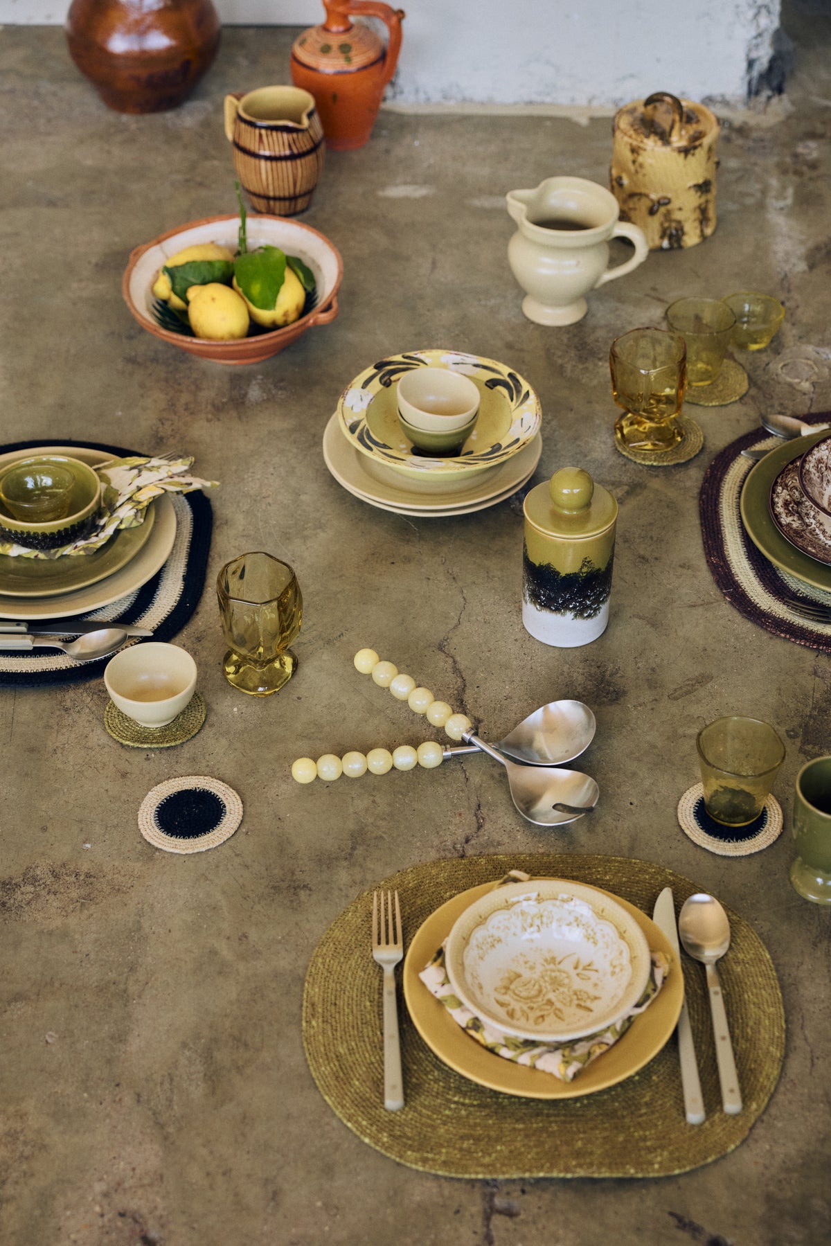 HKLIVING - Salad Cutlery, Lemon