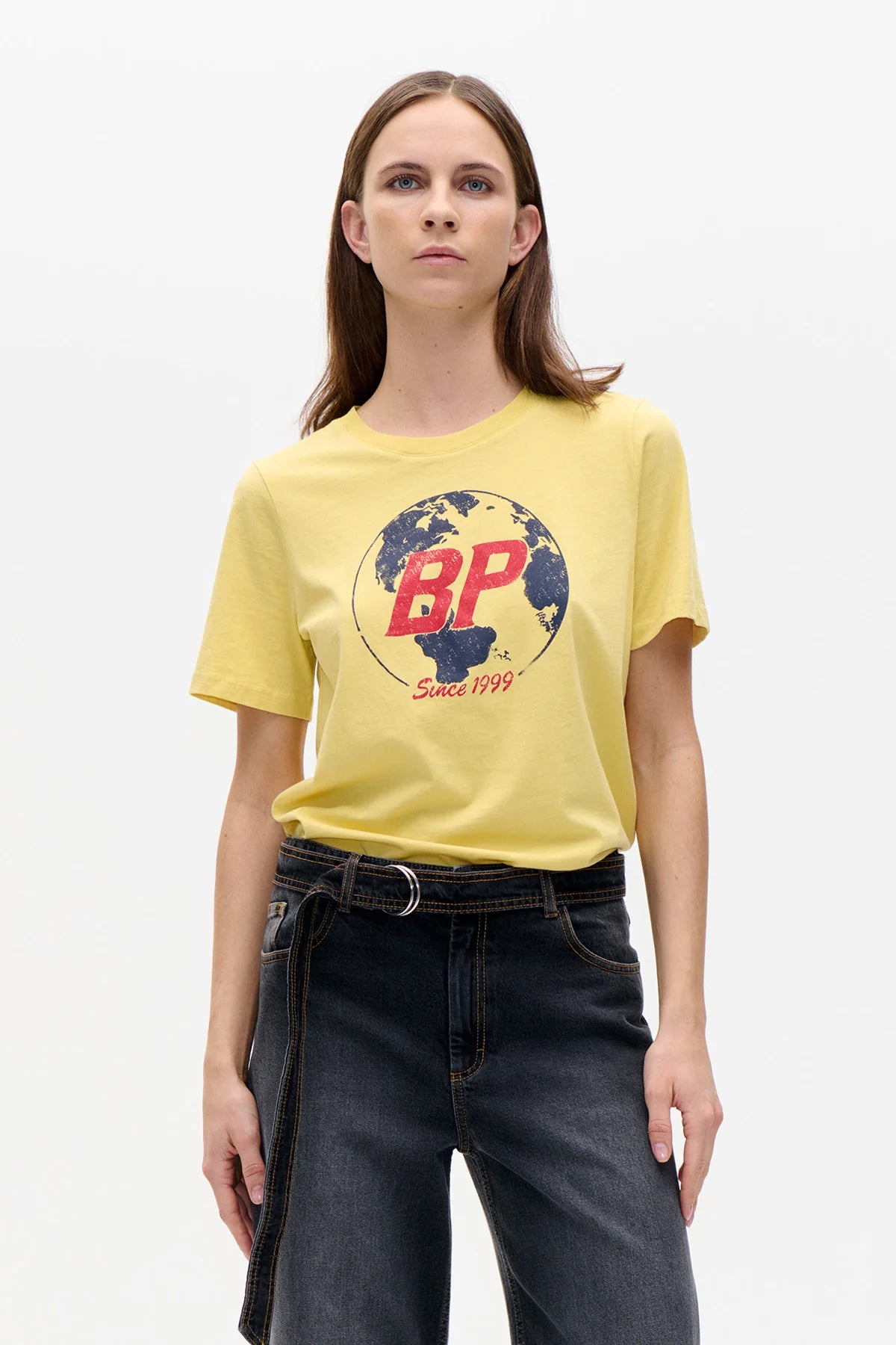 Baum und Pferdgarten - Jawo T-Shirt, Raffia Yellow Globe
