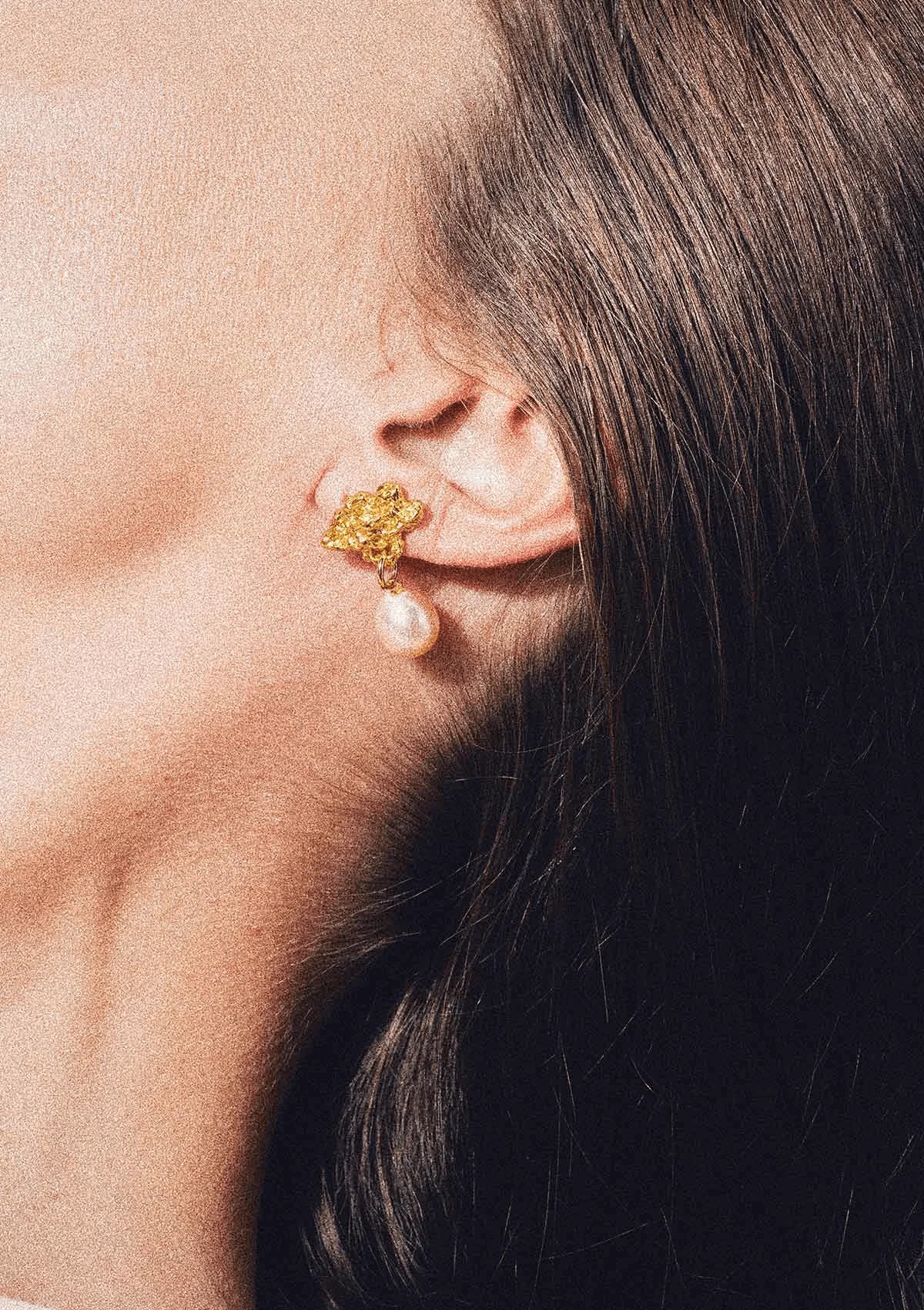 House of Vincent Hollow Cloud Earrings