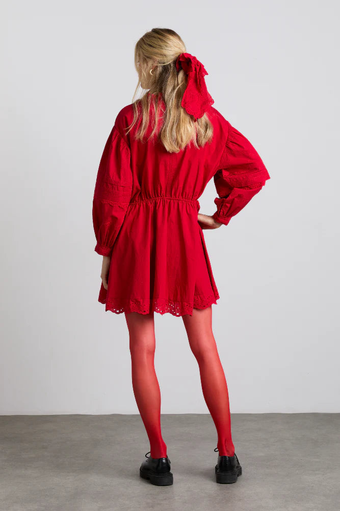 Damson Madder Clancy Mini Dress - Red