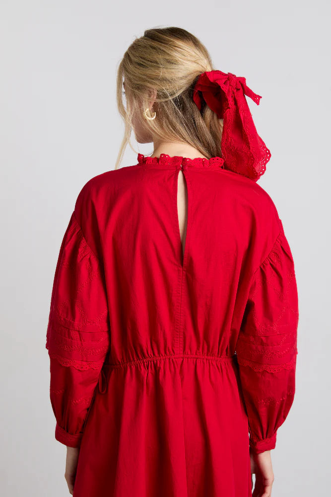 Damson Madder Clancy Mini Dress - Red