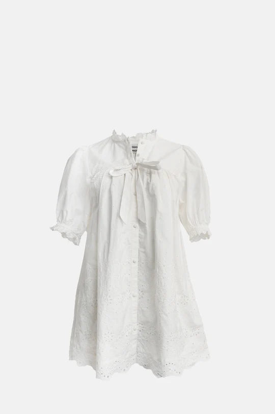 Damson Madder Winnie Mini Dress - White