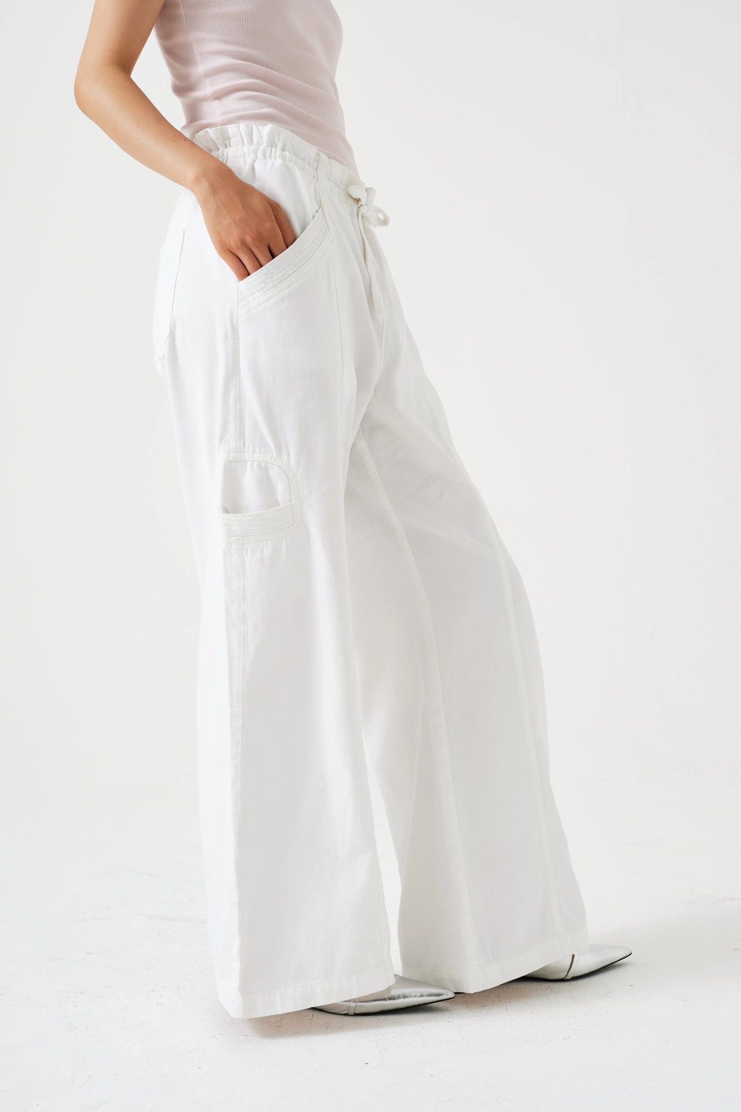 Seventy + Mochi - Juno Pant - White