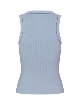 Mbym - Callis Knit Vest - Steel Blue