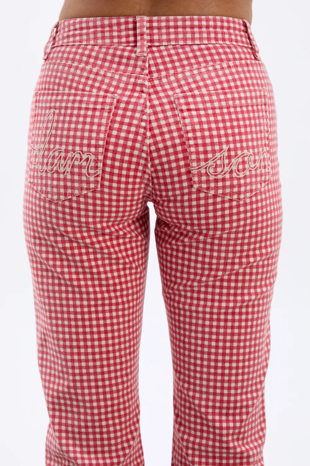 Damson Madder - Kenny Jeans - Red Gingham