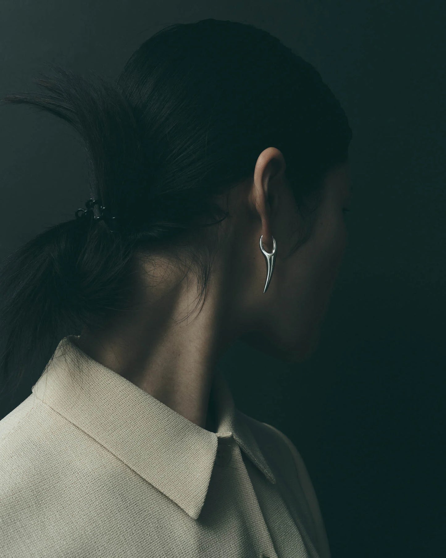 Third Reason - Arc Earring - Silver