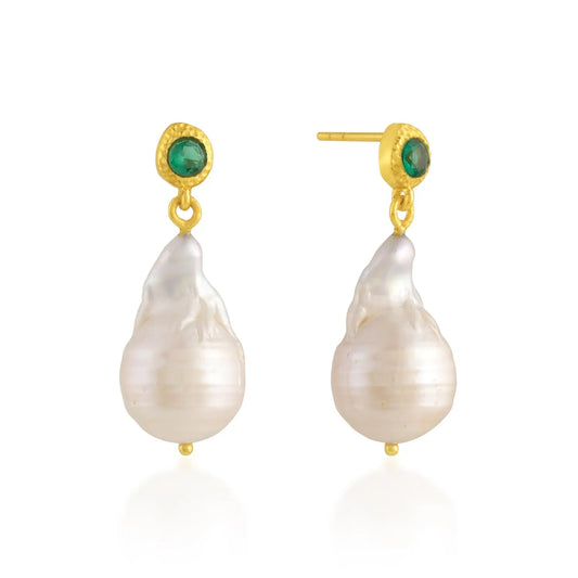 Shyla - Lima Earrings - Emerald
