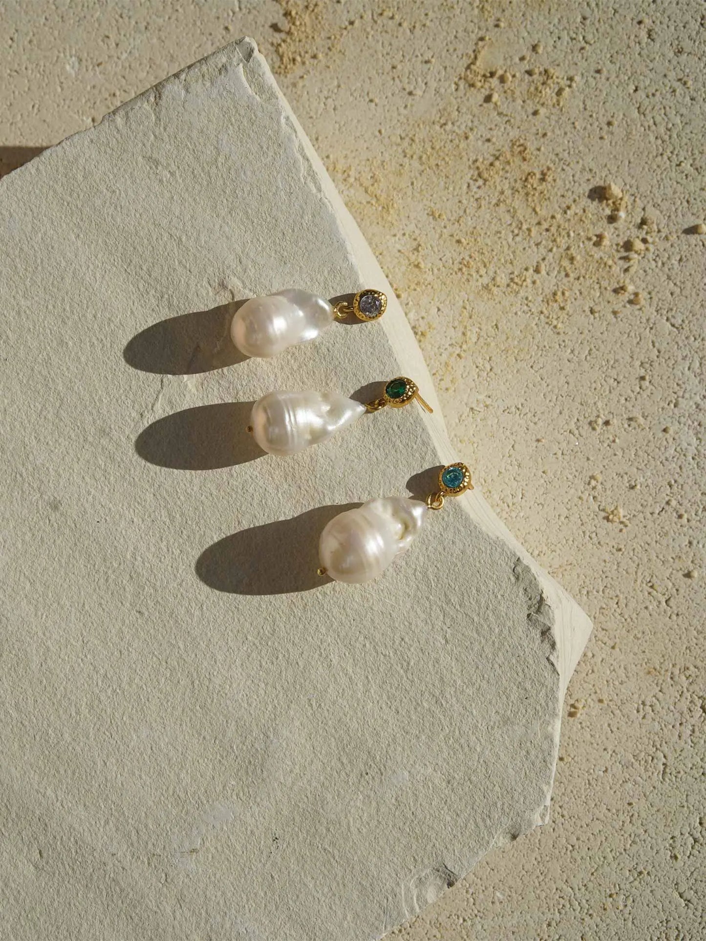 Shyla - Lima Earrings - Emerald