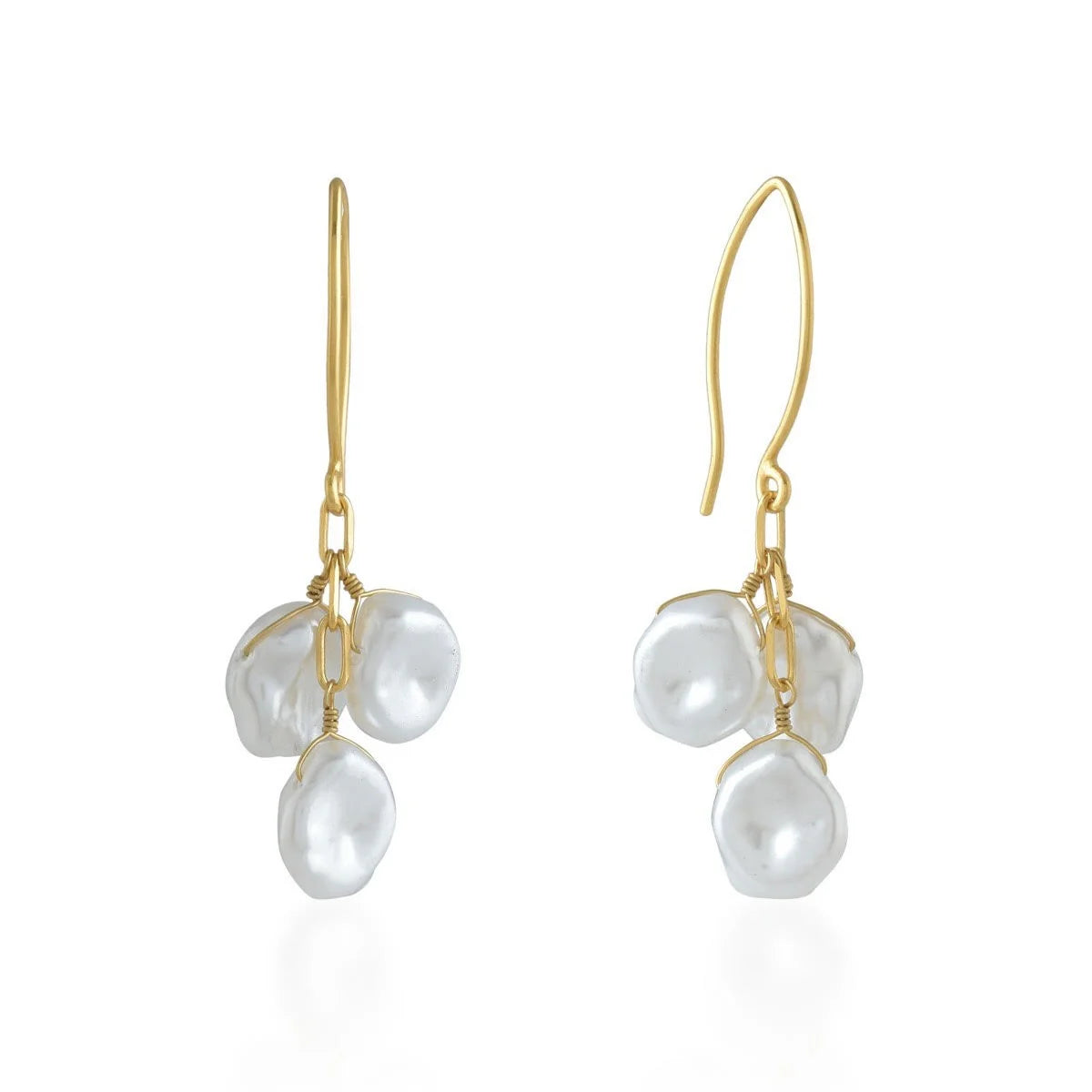 Shyla - Eather Earrings - Pearl