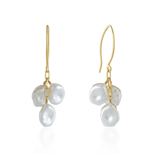 Shyla - Eather Earrings - Pearl