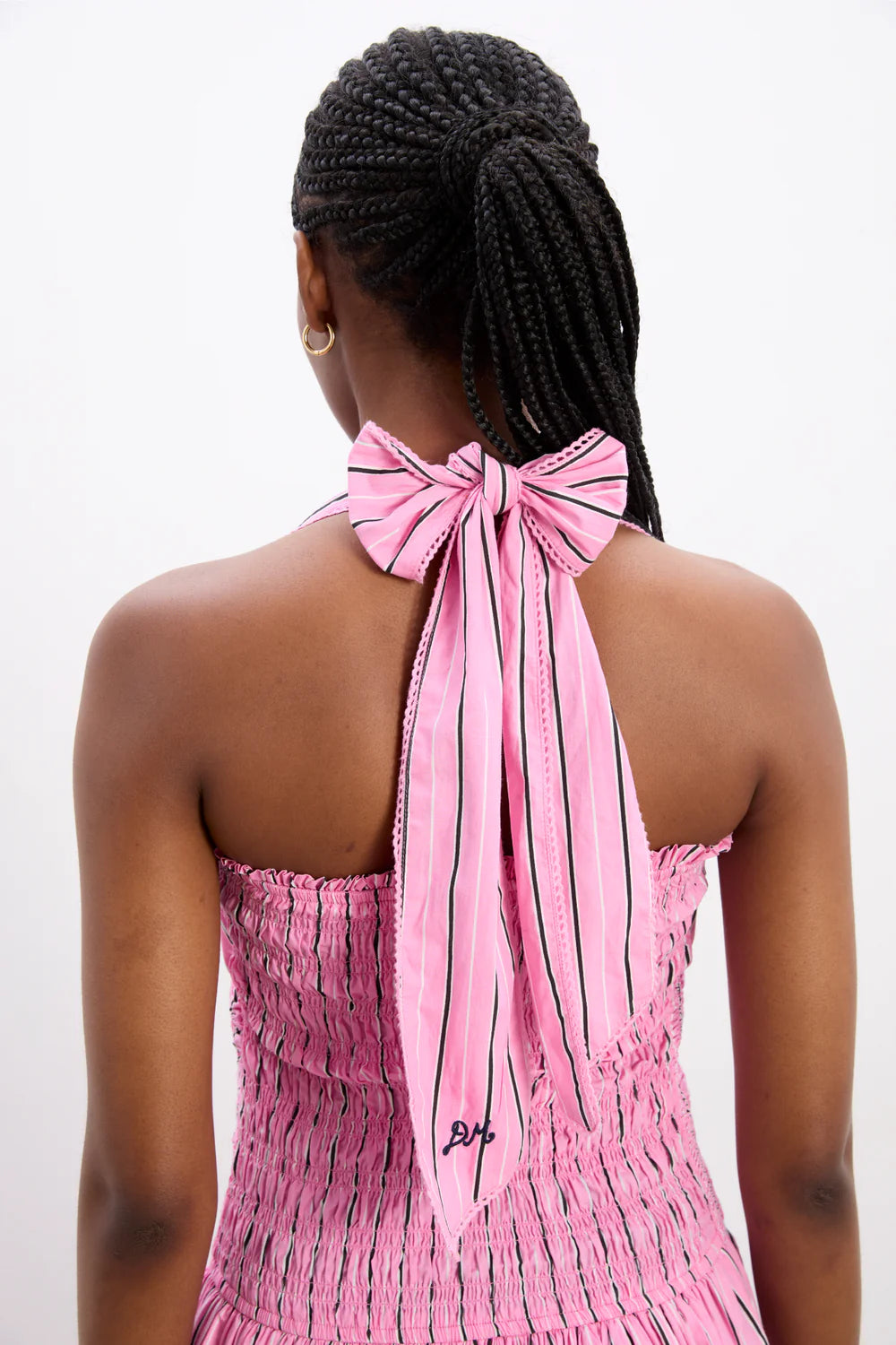 Damson Madder - Mia Midi Dress - Pink