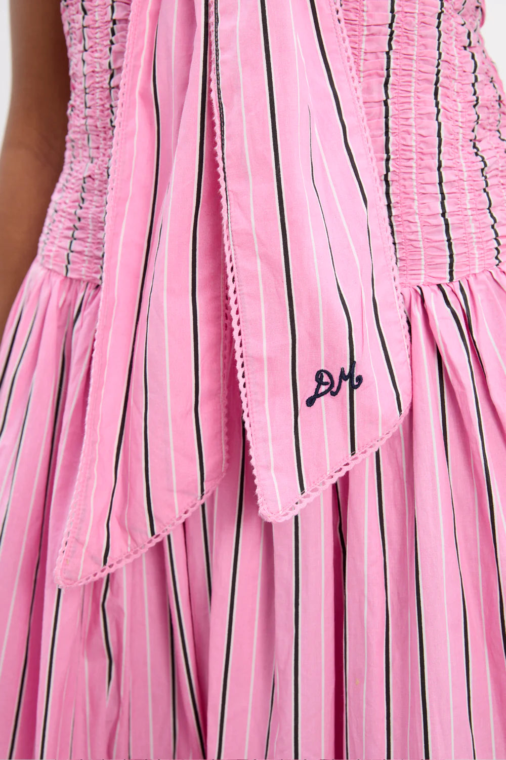 Damson Madder - Mia Midi Dress - Pink