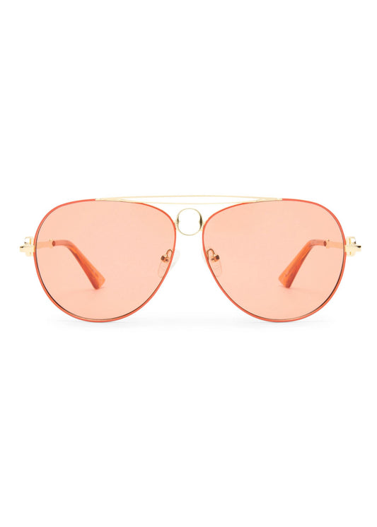 Le Specs - Abracadabra - Bright Gold / Tangerine