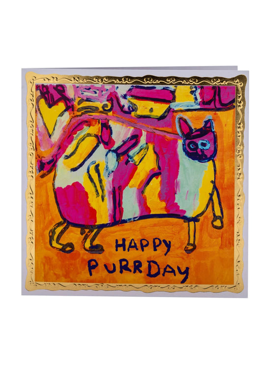 Arthouse Unlimited - Happy Purr Day greetings card