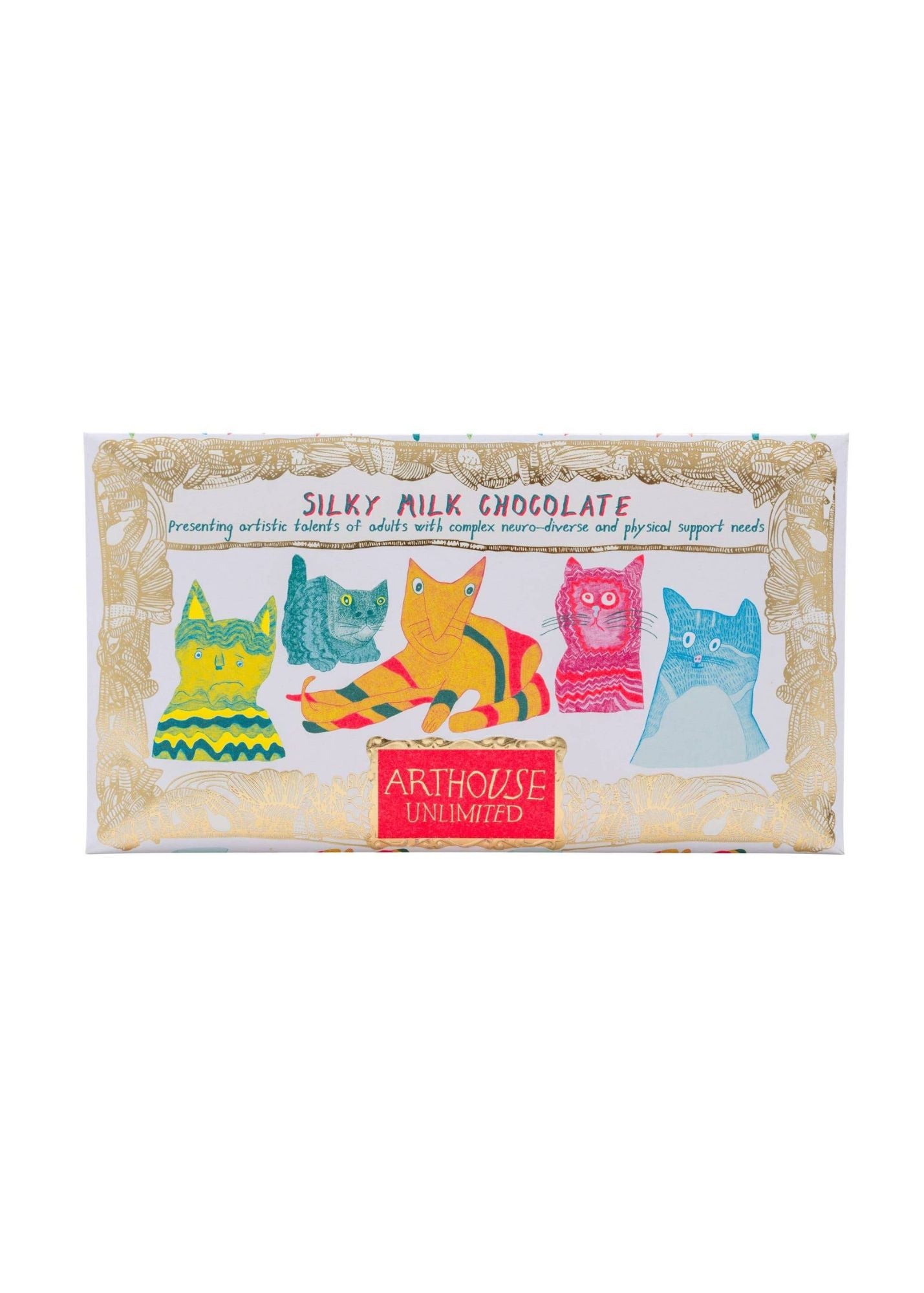 Arthouse Unlimited - Miaow for Now, Silky Milk Chocolate Bar