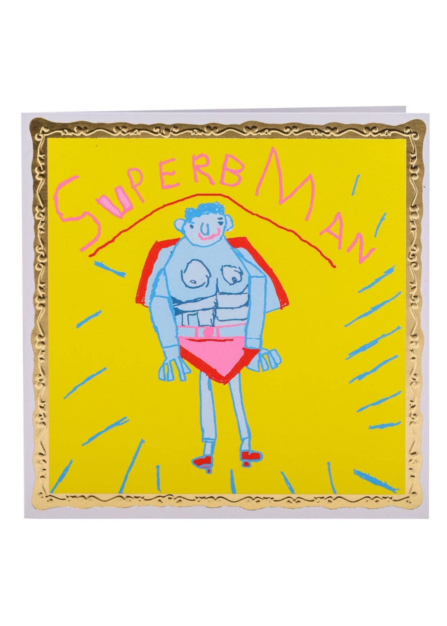 Arthouse Unlimited - Superbman Card, Greetings Card