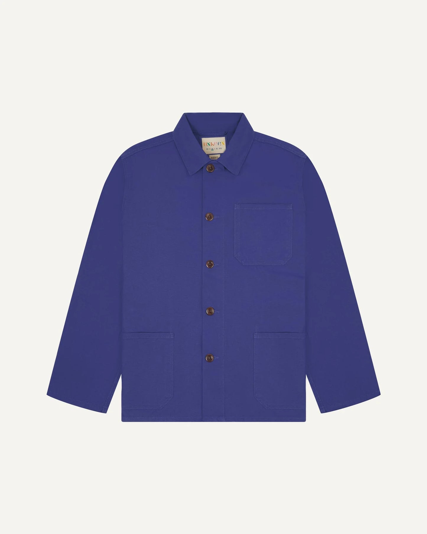 Uskees Buttoned Overshirt - Ultra Blue
