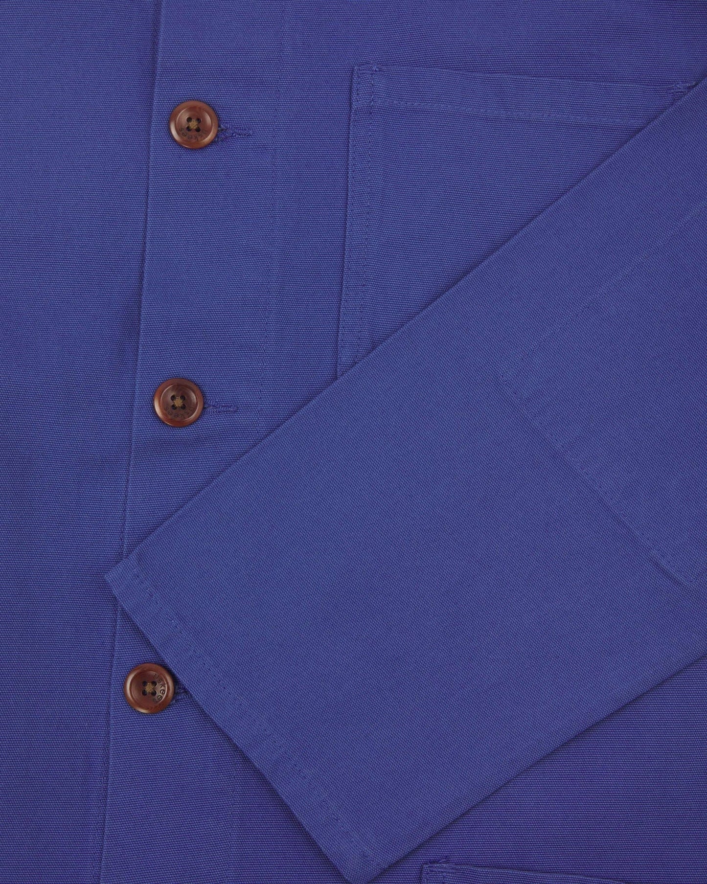 Uskees Buttoned Overshirt - Ultra Blue