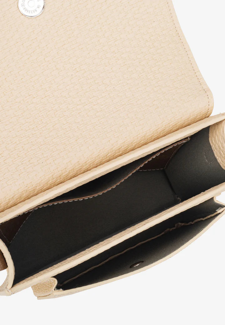 HVISK Cayman Pocket Raffia Structure - Raffia Sand