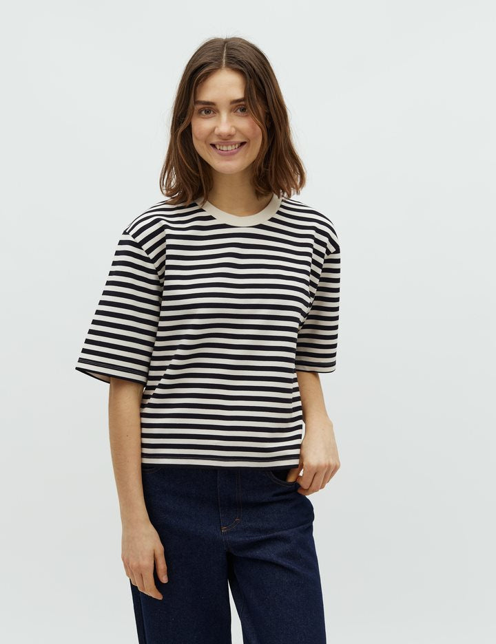 Mbym - Emrys T-shirt - Java Sugar Stripe