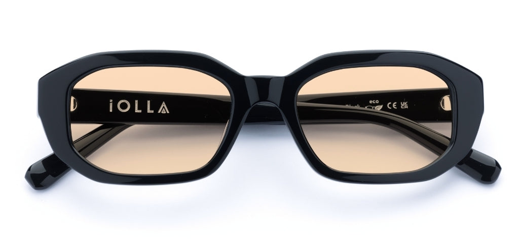 IOLLA - Ness - Black / Tangerine Tint